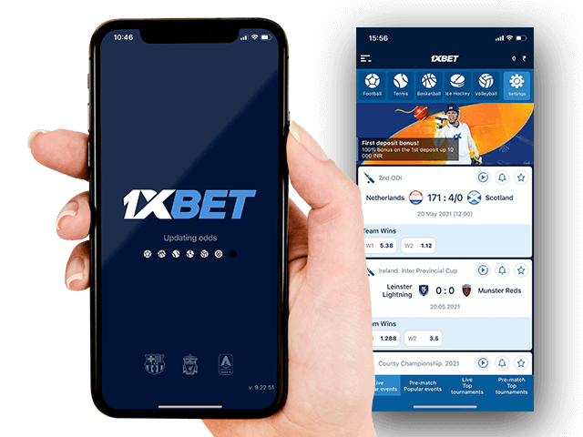 1xBet app download